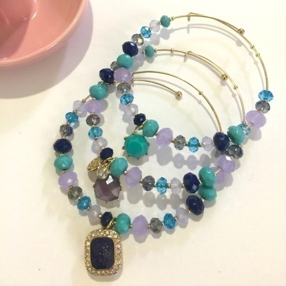 DANA BUCHMAN Crystals charms bracelets